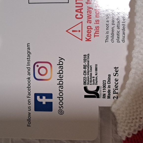 So'Dorable Baby Girl Sweater Dress & Headband Baby's First Christmas - Picture 5 of 7